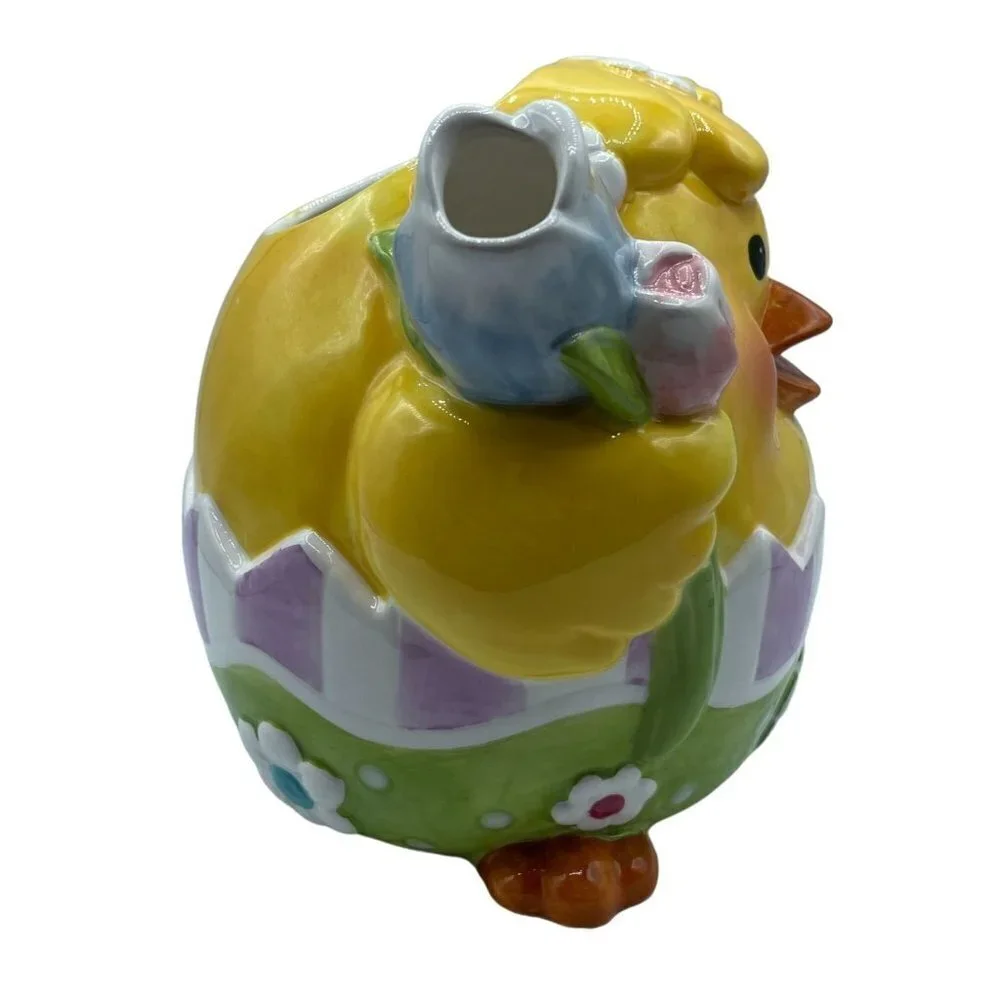 Chang Song Baby Chick Flower Teapot With Handle Easter